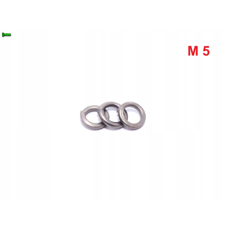 Podkładka sprężysta m5 gb93 tytan grade 2 podkładka tytanowa grade 2