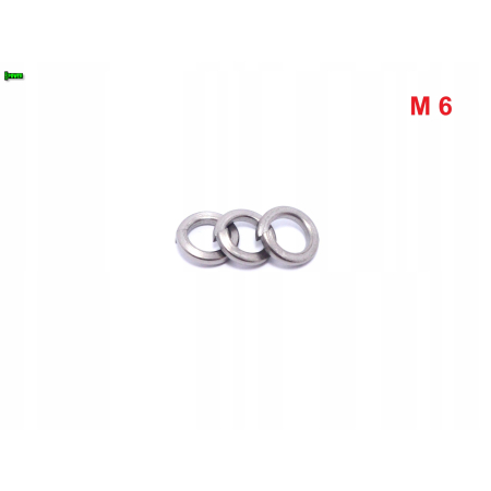 Podkładka sprężysta m6 gb93 tytan grade 2 podkładka tytanowa grade 2