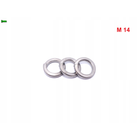 Podkładka sprężysta m14 gb93 din127 tytanowa tytan grade 2