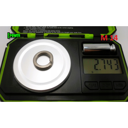 Podkładka sprężysta m14 gb93 din127 tytanowa tytan grade 2