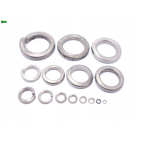 Podkładka sprężysta m14 gb93 din127 tytanowa tytan grade 2