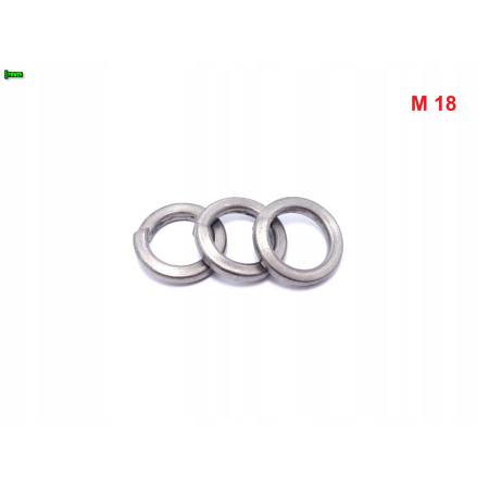 Podkładka sprężysta m18 gb93 din127 tytanowa tytan grade 2