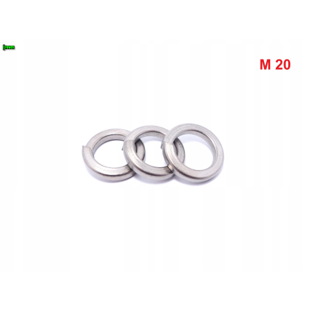 Podkładka sprężysta m20 gb93 din127 tytanowa tytan grade 2