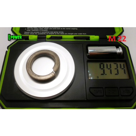 Podkładka sprężysta m22 gb93 din127 tytanowa tytan grade 2