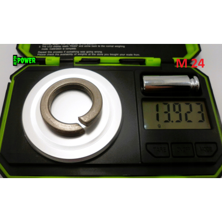 Podkładka sprężysta m24 gb93 din127 tytanowa tytan grade 2