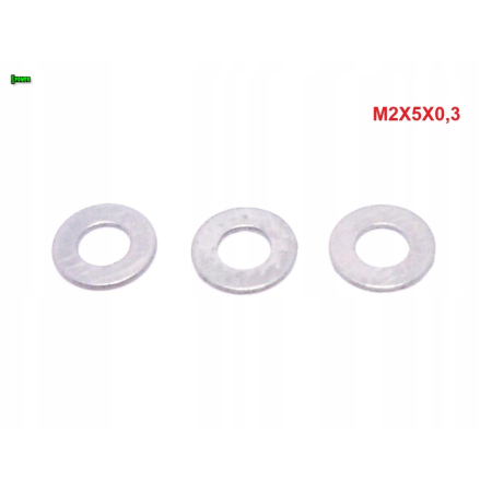 Podkładka m2x5x0,3 din125 iso7089 tytanowa tytan grade 5 podkładka m2x5x0,3