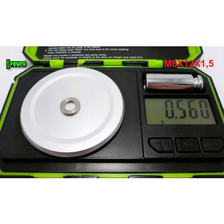 Podkładka m6x12x1,5 din125 iso 7089 podkładka tytanowa m6 grade 5