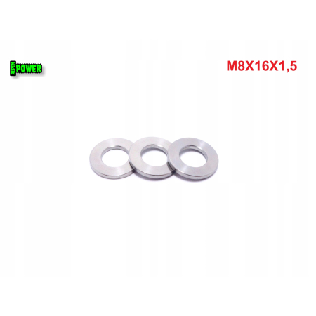 Podkładka m8x16x1,5 din125 iso 7089 podkładka tytanowa m8 grade 5