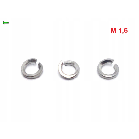Podkładka sprężysta m1,6 din127 gr5 podkładka tytanowa grade 5