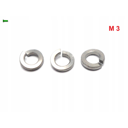 Podkładka sprężysta m3 din127 gr5 podkładka tytanowa grade 5 podkładka m3