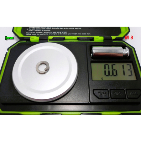 Podkładka sprężysta m8 din127 gr5 podkładka tytanowa grade 5 tytan grade 5