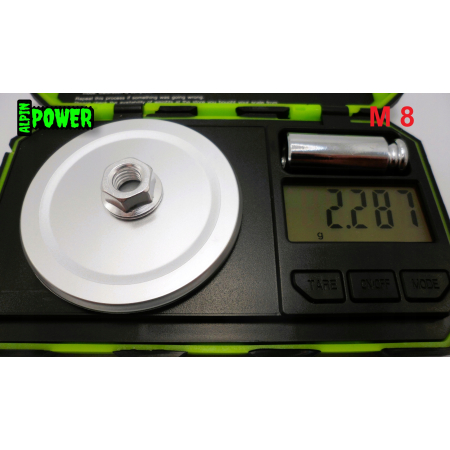 Nakrętka aluminiowa m8 din 6923 iso 4161 aluminium 6061 nakrętki aluminiowe