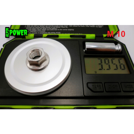 Nakrętka m10 din 6923 iso 4161 aluminiowa nakrętki aluminiowe kołnierz m 10