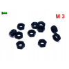 Nakrętka m3 din 934 iso 4032 nakrętki aluminiowe 6061 nakrętka czarna m3