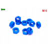 Nakrętka m6 din 934 iso 4032 nakrętki aluminiowe 6061 nakrętka niebieska