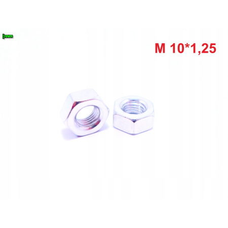 Nakrętka m10 din 934 iso 4032 aluminiowa