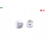 Nakrętka m4 din 985 samohamowana z wkładką nylonową nakrętka aluminiowa