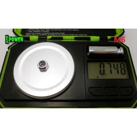 Nakrętka m6 din 985 samohamowana z wkładką nylonową nakrętka aluminiowa