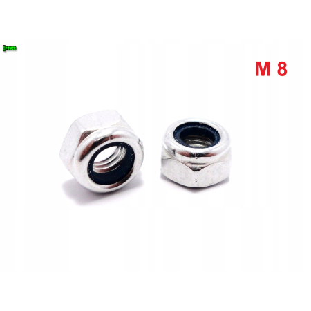 Nakrętka m8 din 985 samohamowana z wkładką nylonową nakrętka aluminiowa
