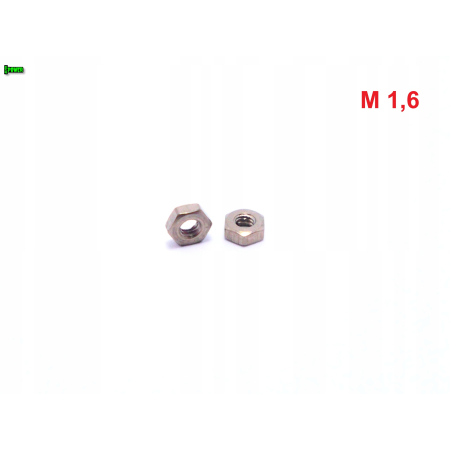 Nakrętka tytanowa m1,6 din 934 iso 4032 tytan grade 2