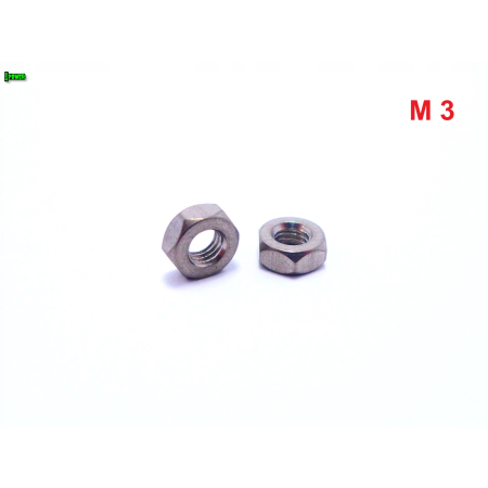 Nakrętka m3 din 934 iso 4032 tytanowa grade 2