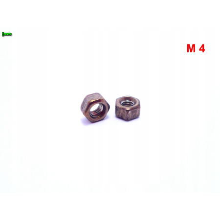 Nakrętka m4 din 934 iso 4032 tytan grade 2 tytanowa nakrętka