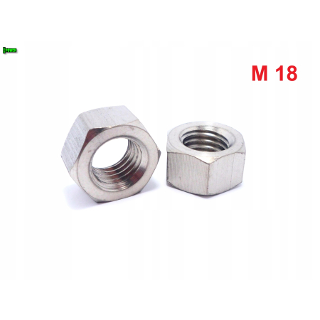 Nakrętka tytanowa m18 din 934 iso 4032 tytan grade 2