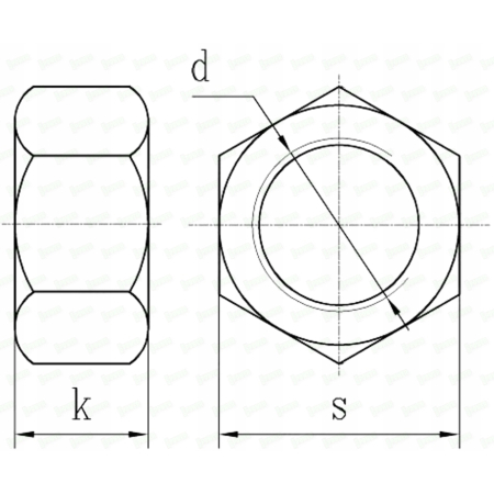 Nakrętka tytanowa m20 din 934 iso 4032 tytan grade 2