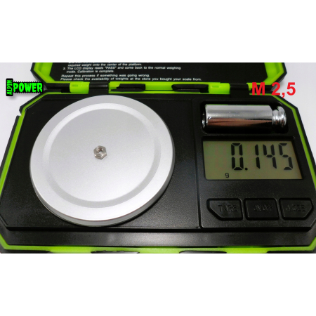 Nakrętka m2,5 din 934 iso 4032 tytanowa grade 5