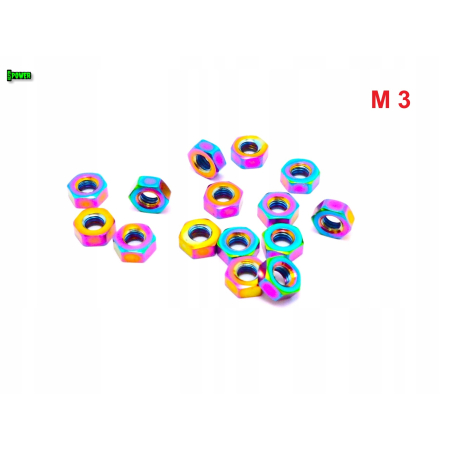 Nakrętka m3 din 934 iso 4032 tytanowa grade 5