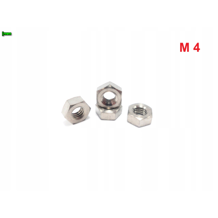 Nakrętka m4 din 934 iso 4032 tytanowa grade 5