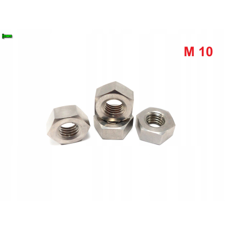 Nakrętka m10 din 934 iso 4032 tytanowa grade 5