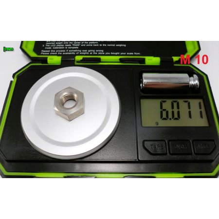 Nakrętka m10 din 934 iso 4032 tytanowa grade 5