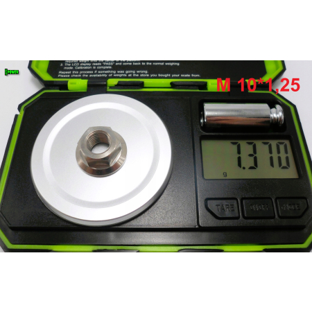 Nakrętka m10 skok 1,25 din 6923 tytanowa grade 5