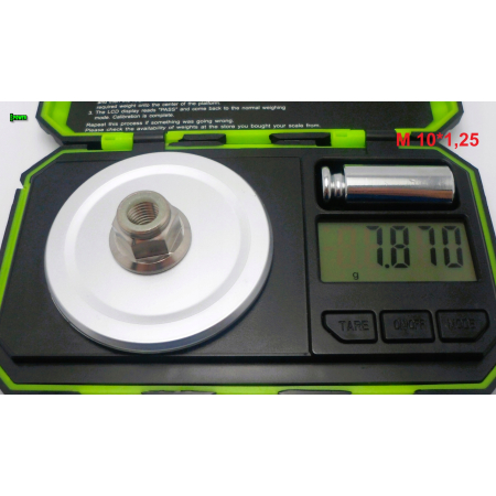 Tytanowa nakrętka samokontrująca samohamowna kołnierz din6926 m10 skok 1,25