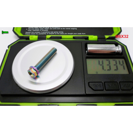 M6x32 śruba tytanowa z kołnierzem din 6921 śruby tytanowe gr 5