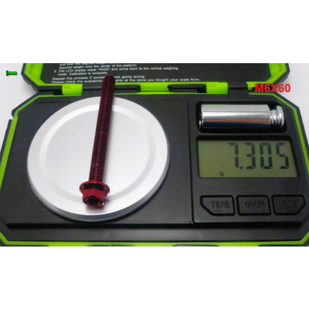 M6x60 śruba z kołnierzem din 6921 tytanowa gr5