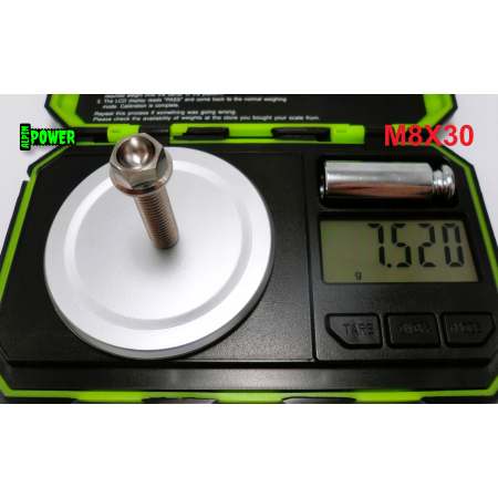 M8x30 śruba z kołnierzem din 6921 tytanowa gr5