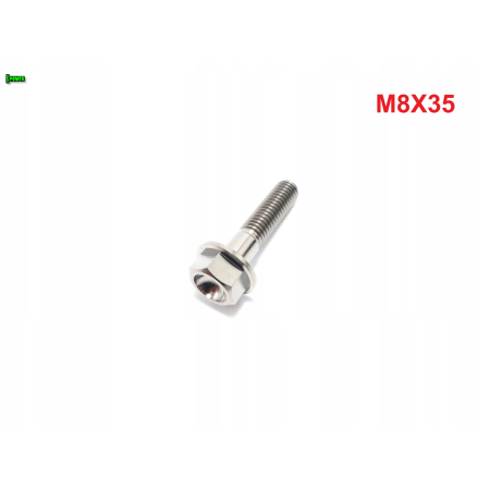 M8x35 śruba z kołnierzem din 6921 tytanowa gr5