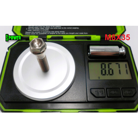 M8x35 śruba z kołnierzem din 6921 tytanowa gr5