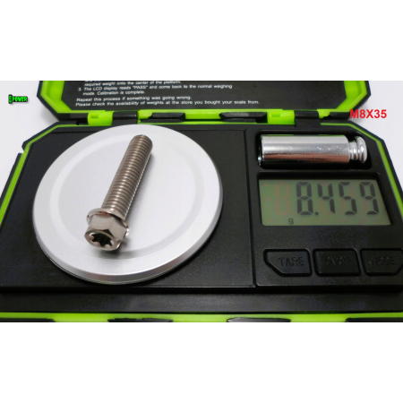 M8x35 śruba z kołnierzem din 6921 tytanowa gr5