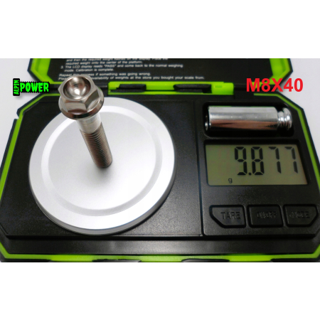 M8x40 śruba z kołnierzem din 6921 tytanowa gr5