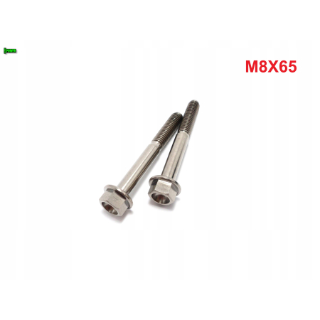 M8x65 śruba z kołnierzem din 6921 tytanowa gr5