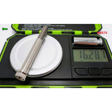 M8x70 śruba tytanowa sześciokątna z kołnierzem din 6921 śruby tytanowe gr 5