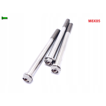 M8x85 śruba z kołnierzem din 6921 tytanowa gr5