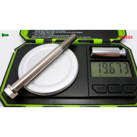 M8x85 śruba z kołnierzem din 6921 tytanowa gr5