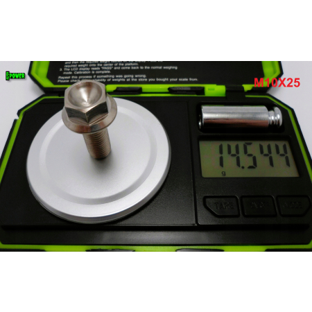 M10x25 śruba tytanowa sześciokątna z kołnierzem din6921 śruby tytanowe gr 5