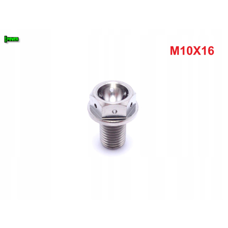 M10x16 śruba z kołnierzem din 6921 tytanowa gr5