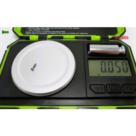 M1,4x6 śruba imbusowa din 912 iso 4762 tytanowa śruby tytanowe grade 5 m1,4