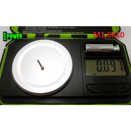 M1,6x10 śruba imbusowa din 912 iso 4762 tytanowa śruby tytanowe grade 5